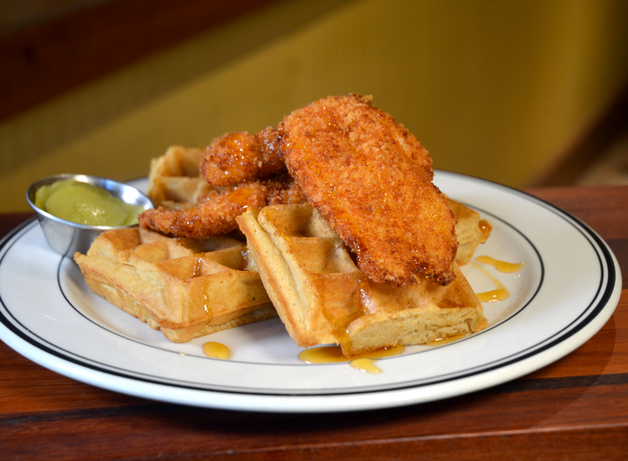 Mike's Hot Honey Chicken & Waffles