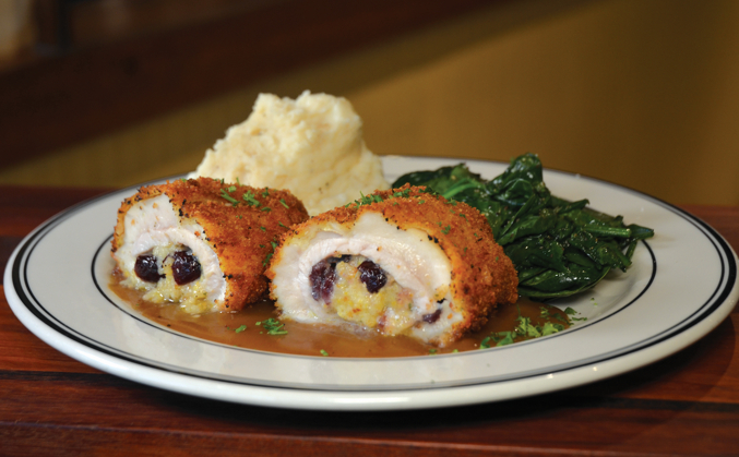 Festive Stuffed Chicken