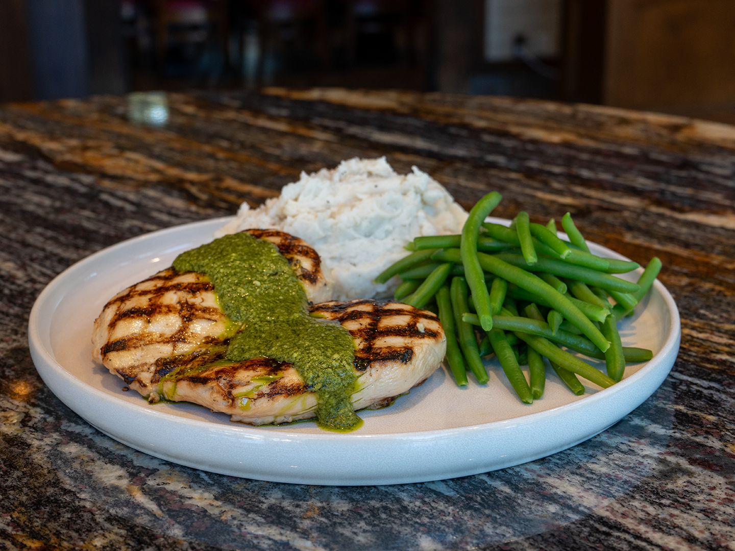 GRILLED PESTO CHICKEN